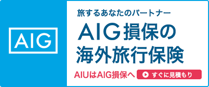 AIG海外旅行保険